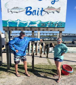 Fish tales told in Aransas Pass.